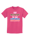 My Mommy is My Hero - Armed Forces - Pink Childrens Dark T-Shirt by TooLoud-Childrens T-Shirt-TooLoud-Sangria-X-Small-Davson Sales