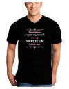 My Mother Comes Out Adult Dark V-Neck T-Shirt-TooLoud-Black-Small-Davson Sales