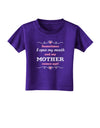 My Mother Comes Out Toddler T-Shirt Dark-Toddler T-Shirt-TooLoud-Purple-2T-Davson Sales