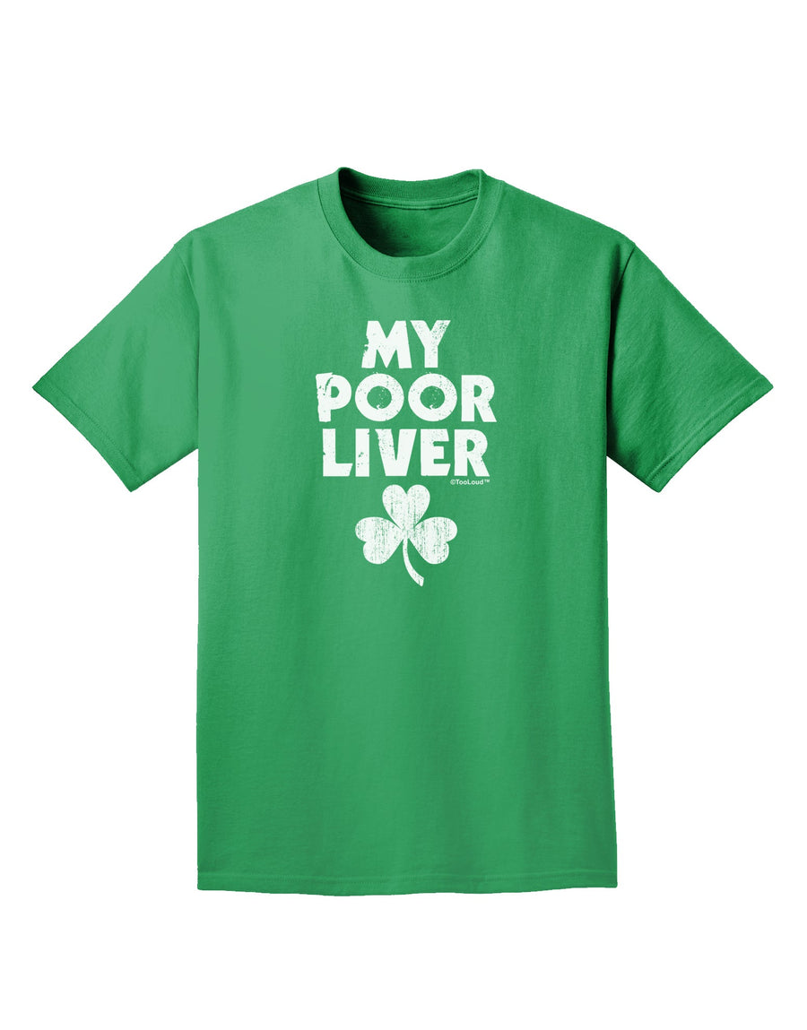 My Poor Liver - St Patrick's Day Adult Dark T-Shirt by TooLoud-Mens T-Shirt-TooLoud-Purple-Small-Davson Sales