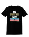 My Sister is My Hero - Armed Forces Womens Dark T-Shirt by TooLoud-Womens T-Shirt-TooLoud-Black-X-Small-Davson Sales