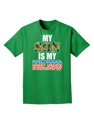 My Son is My Hero - Armed Forces Adult Dark T-Shirt by TooLoud-Mens T-Shirt-TooLoud-Kelly-Green-Small-Davson Sales