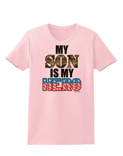My Son is My Hero - Armed Forces Womens T-Shirt by TooLoud-Womens T-Shirt-TooLoud-PalePink-X-Small-Davson Sales