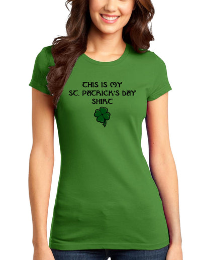 My St Patricks Day Shirt Adult Womens St. Patrick's Day Ladies Juniors T-Shirt-Womens Juniors T-Shirt-TooLoud-Kiwi Green-Small-Davson Sales
