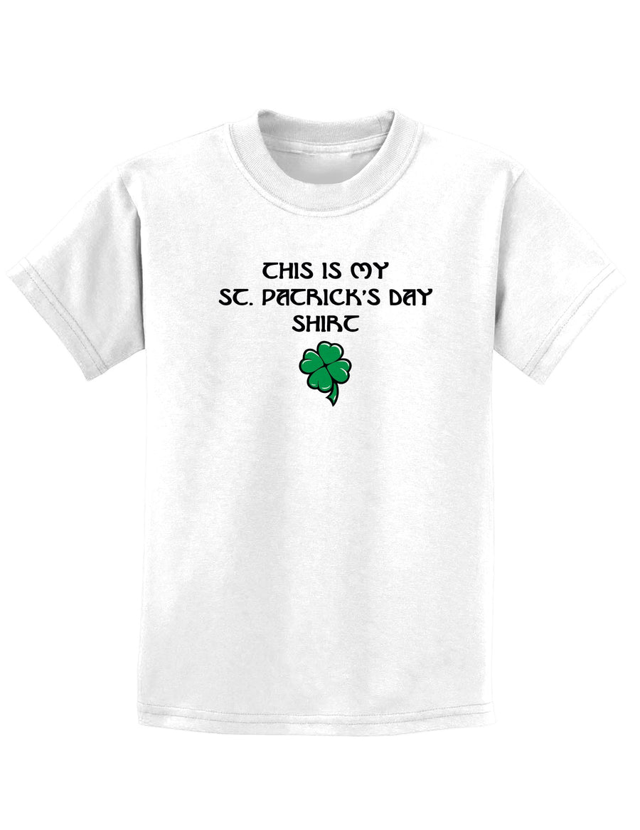My St Patricks Day Shirt Childrens St Patrick's Day T-Shirt-TooLoud-Ash Gray-Small-Davson Sales