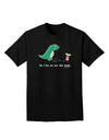 My T-Rex Ate Your Stick Family - Color Adult Dark T-Shirt by TooLoud-Mens T-Shirt-TooLoud-Black-Small-Davson Sales