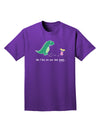 My T-Rex Ate Your Stick Family - Color Adult Dark T-Shirt by TooLoud-Mens T-Shirt-TooLoud-Purple-Small-Davson Sales