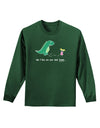 My T-Rex Ate Your Stick Family - Color Adult Long Sleeve Dark T-Shirt by TooLoud-TooLoud-Dark-Green-Small-Davson Sales