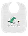 My T-Rex Ate Your Stick Family - Color Baby Bib by TooLoud