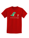 My T-Rex Ate Your Stick Family - Color Childrens Dark T-Shirt by TooLoud-Childrens T-Shirt-TooLoud-Red-X-Small-Davson Sales