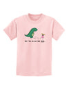 My T-Rex Ate Your Stick Family - Color Childrens T-Shirt by TooLoud-Childrens T-Shirt-TooLoud-PalePink-X-Small-Davson Sales