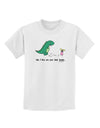 My T-Rex Ate Your Stick Family - Color Childrens T-Shirt by TooLoud-Childrens T-Shirt-TooLoud-White-X-Small-Davson Sales