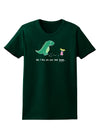 My T-Rex Ate Your Stick Family - Color Womens Dark T-Shirt by TooLoud-Womens T-Shirt-TooLoud-Forest-Green-Small-Davson Sales