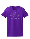 My T-Rex Ate Your Stick Family - Line Womens Dark T-Shirt by TooLoud-Womens T-Shirt-TooLoud-Purple-X-Small-Davson Sales