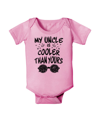 My Uncle is Cooler than yours Baby Romper Bodysuit-Baby Romper-TooLoud-Pink-06-Months-Davson Sales