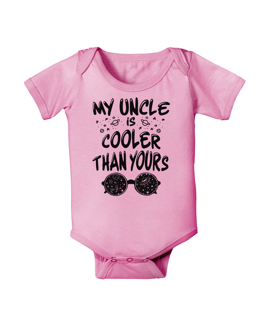 My Uncle is Cooler than yours Baby Romper Bodysuit-Baby Romper-TooLoud-White-06-Months-Davson Sales