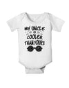My Uncle is Cooler than yours Baby Romper Bodysuit-Baby Romper-TooLoud-White-06-Months-Davson Sales
