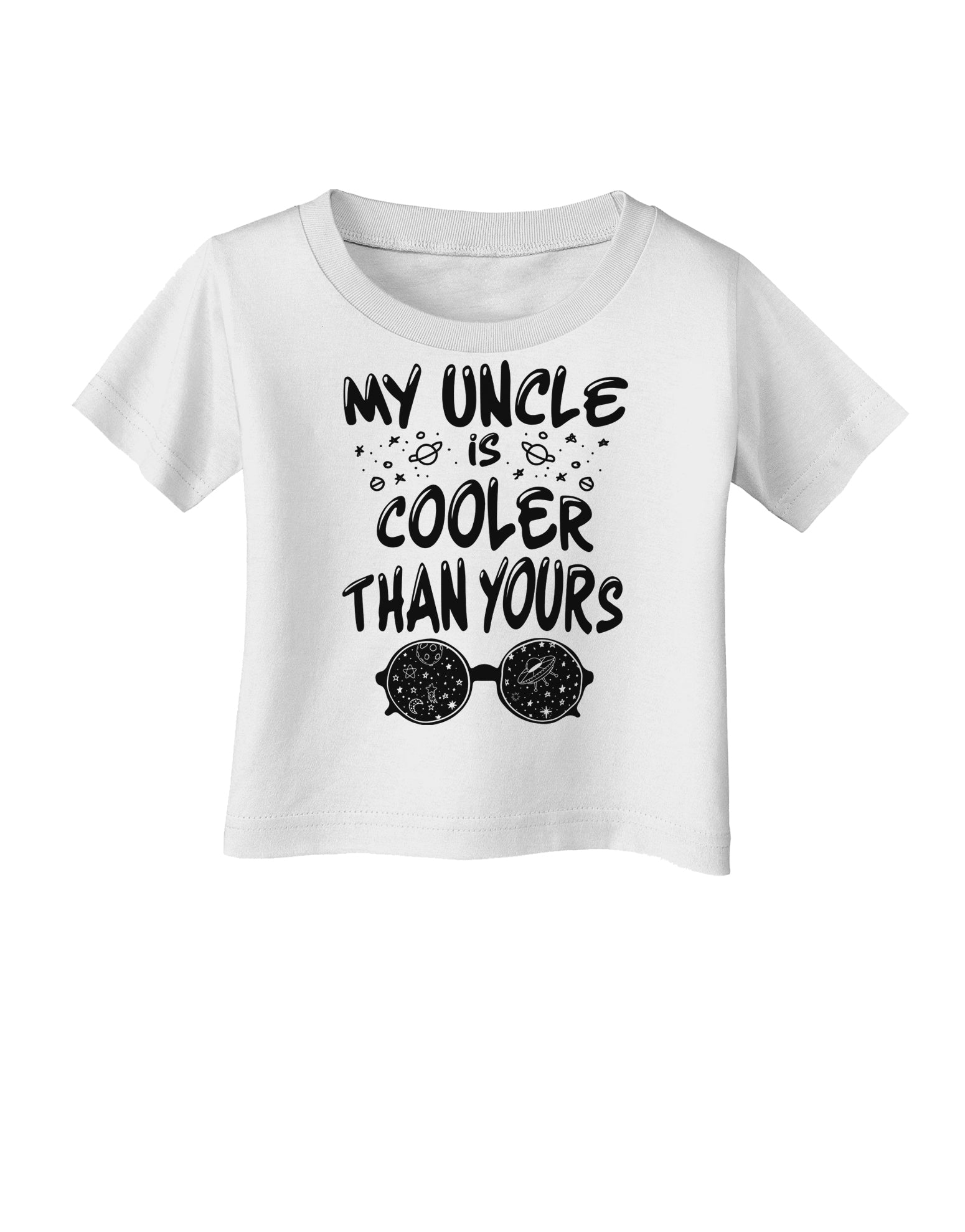 My Uncle is Cooler than yours Infant T-Shirt-Infant T-Shirt-TooLoud-White-06-Months-Davson Sales