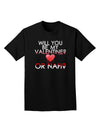 My Valentine or Nah Adult Dark T-Shirt-Mens T-Shirt-TooLoud-Black-Small-Davson Sales