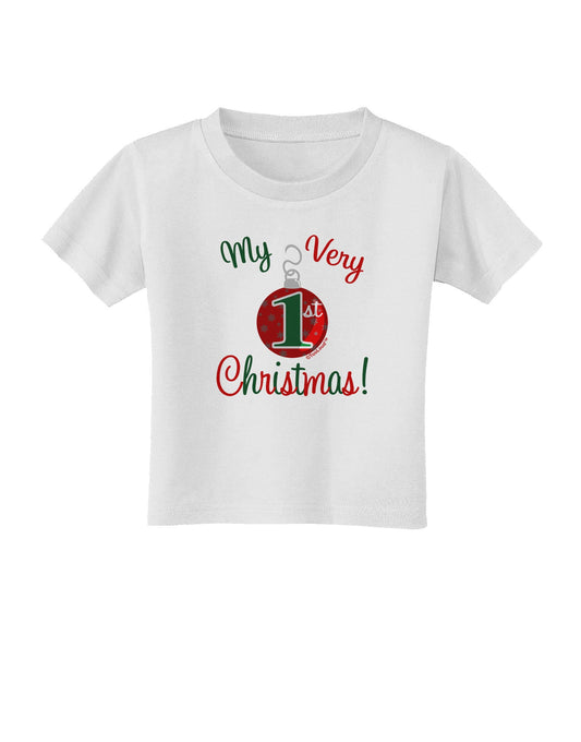My Very 1st Christmas Toddler T-Shirt-Toddler T-Shirt-TooLoud-White-2T-Davson Sales