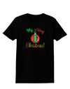 My Very 1st Christmas Womens Dark T-Shirt-TooLoud-Black-X-Small-Davson Sales