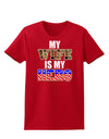 My Wife is My Hero - Armed Forces Womens Dark T-Shirt by TooLoud-Womens T-Shirt-TooLoud-Red-X-Small-Davson Sales