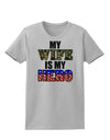 My Wife is My Hero - Armed Forces Womens T-Shirt by TooLoud-Womens T-Shirt-TooLoud-AshGray-X-Small-Davson Sales