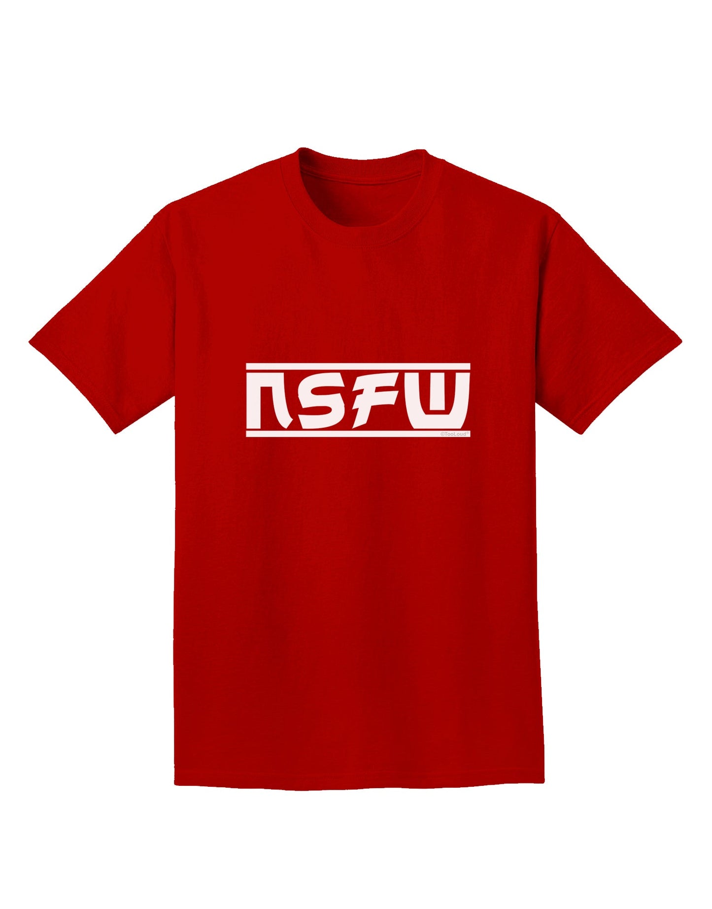 NSFW Not Safe For Work Adult Dark T-Shirt by TooLoud-Mens T-Shirt-TooLoud-Red-Small-Davson Sales