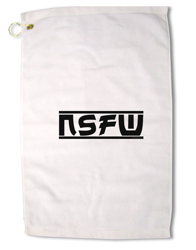 NSFW Not Safe For Work Premium Cotton Golf Towel - 16 x 25 inch by TooLoud-Golf Towel-TooLoud-16x25"-Davson Sales