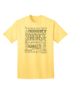 Namaste Rectangle Adult T-Shirt: Premium Quality for the Mindful Shopper-Mens T-shirts-TooLoud-Yellow-Small-Davson Sales