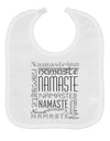 Namaste Rectangle Baby Bib