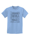 Namaste Rectangle Childrens T-Shirt-Childrens T-Shirt-TooLoud-Light-Blue-X-Small-Davson Sales