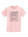 Namaste Rectangle Childrens T-Shirt-Childrens T-Shirt-TooLoud-PalePink-X-Small-Davson Sales