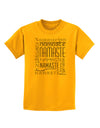 Namaste Rectangle Childrens T-Shirt-Childrens T-Shirt-TooLoud-Gold-X-Small-Davson Sales