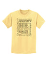 Namaste Rectangle Childrens T-Shirt-Childrens T-Shirt-TooLoud-Daffodil-Yellow-X-Small-Davson Sales