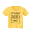 Namaste Rectangle Toddler T-Shirt-Toddler T-Shirt-TooLoud-Yellow-2T-Davson Sales