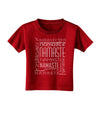 Namaste Rectangle Toddler T-Shirt Dark-Toddler T-Shirt-TooLoud-Red-2T-Davson Sales