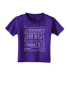 Namaste Rectangle Toddler T-Shirt Dark-Toddler T-Shirt-TooLoud-Purple-2T-Davson Sales