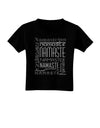 Namaste Rectangle Toddler T-Shirt Dark-Toddler T-Shirt-TooLoud-Black-2T-Davson Sales