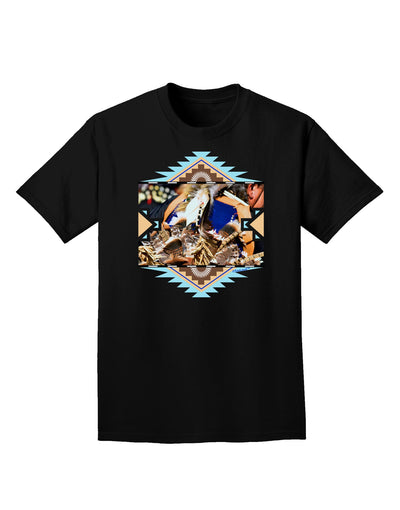 Native American Dancer 1 Adult Dark T-Shirt-Mens T-Shirt-TooLoud-Black-Small-Davson Sales