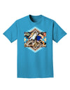 Native American Dancer 1 Adult Dark T-Shirt-Mens T-Shirt-TooLoud-Turquoise-Small-Davson Sales