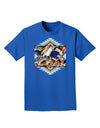 Native American Dancer 1 Adult Dark T-Shirt-Mens T-Shirt-TooLoud-Royal-Blue-Small-Davson Sales