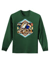 Native American Dancer 1 Adult Long Sleeve Dark T-Shirt-TooLoud-Dark-Green-Small-Davson Sales