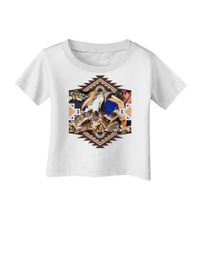 Native American Dancer 1 Infant T-Shirt-Infant T-Shirt-TooLoud-White-06-Months-Davson Sales