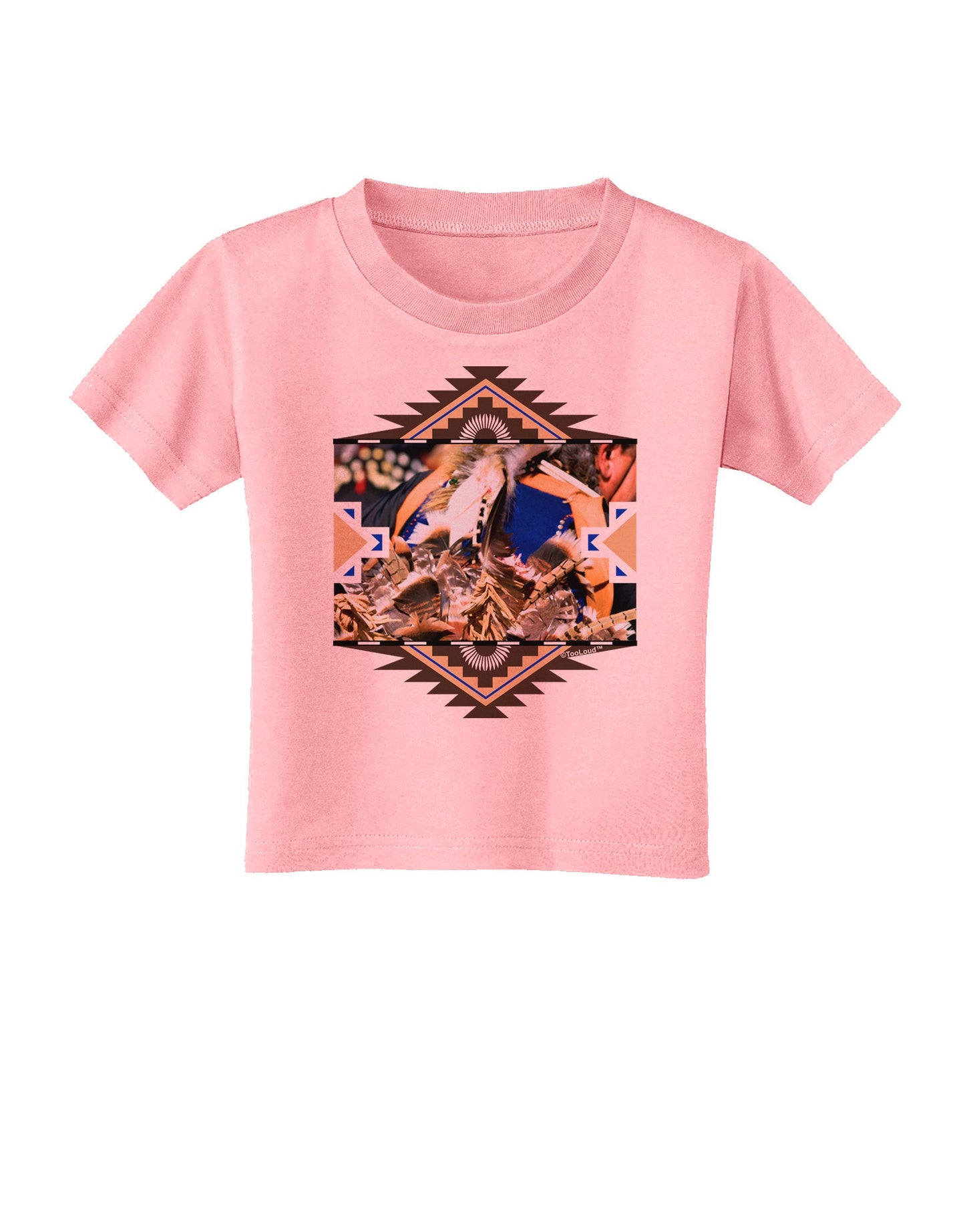 Native American Dancer 1 Toddler T-Shirt-Toddler T-Shirt-TooLoud-Candy-Pink-2T-Davson Sales