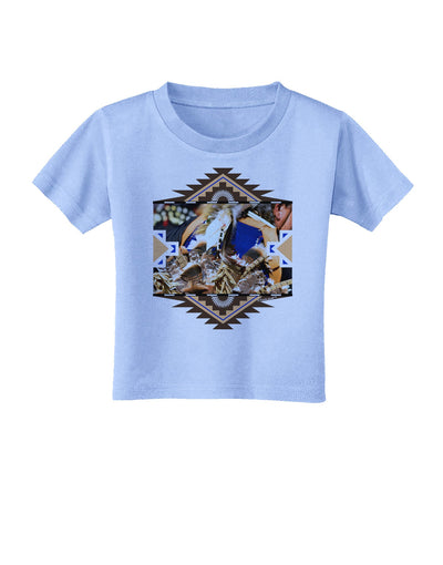 Native American Dancer 1 Toddler T-Shirt-Toddler T-Shirt-TooLoud-Aquatic-Blue-2T-Davson Sales