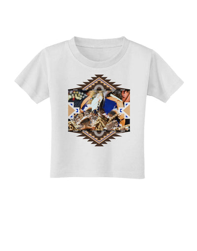 Native American Dancer 1 Toddler T-Shirt-Toddler T-Shirt-TooLoud-White-2T-Davson Sales