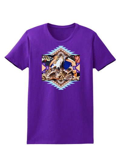 Native American Dancer 1 Womens Dark T-Shirt-TooLoud-Purple-X-Small-Davson Sales