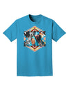 Native American Dancer 2 Adult Dark T-Shirt-Mens T-Shirt-TooLoud-Turquoise-Small-Davson Sales