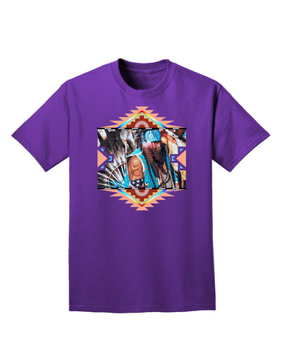 Native American Dancer 2 Adult Dark T-Shirt-Mens T-Shirt-TooLoud-Purple-Small-Davson Sales